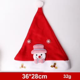 image-Fashion Snowman ElK Santa Claus Hats Xmas Gift Decoration
