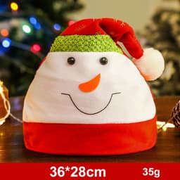 image-Fashion Snowman ElK Santa Claus Hats Xmas Gift Decoration