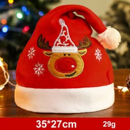 image-Fashion Snowman ElK Santa Claus Hats Xmas Gift Decoration