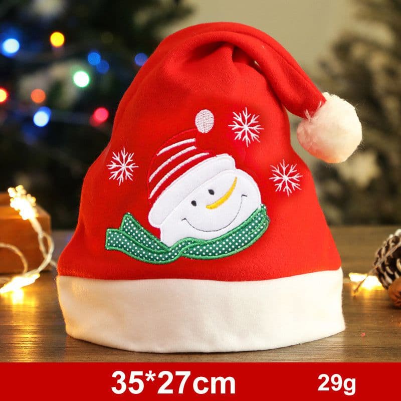 image-Fashion Snowman ElK Santa Claus Hats Xmas Gift Decoration