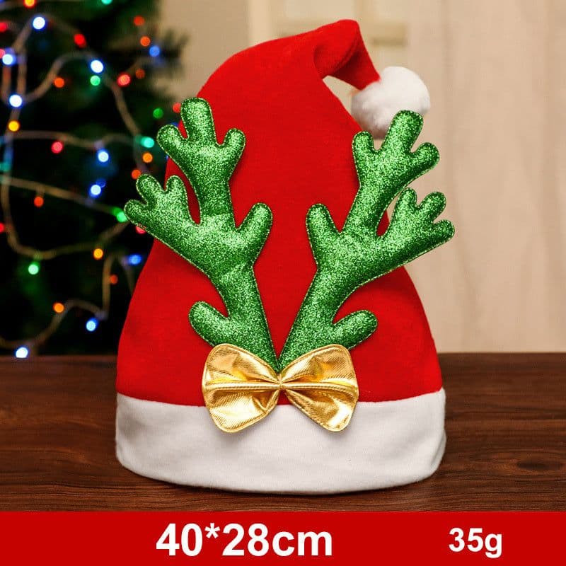 image-Fashion Snowman ElK Santa Claus Hats Xmas Gift Decoration