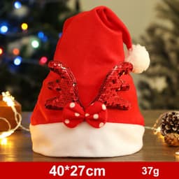 image-Fashion Snowman ElK Santa Claus Hats Xmas Gift Decoration