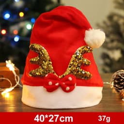 image-Fashion Snowman ElK Santa Claus Hats Xmas Gift Decoration