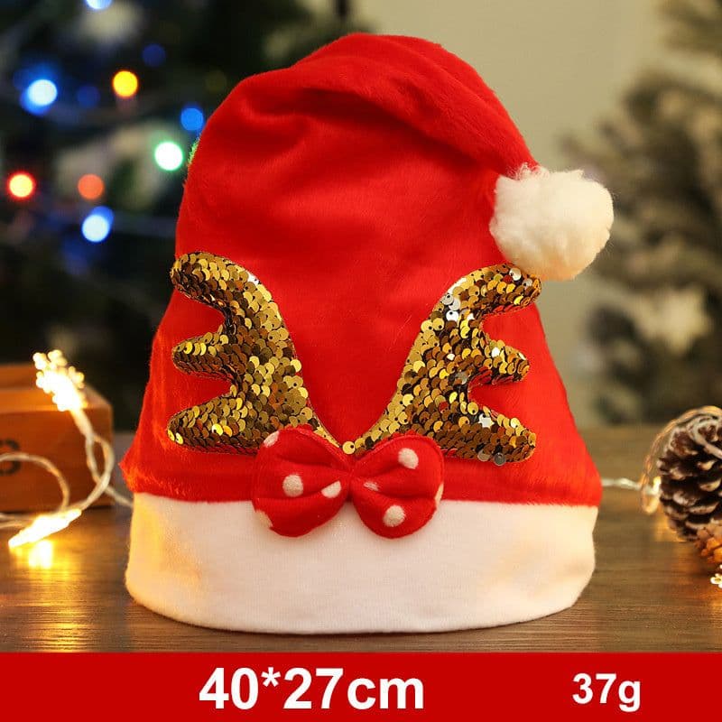 image-Fashion Snowman ElK Santa Claus Hats Xmas Gift Decoration