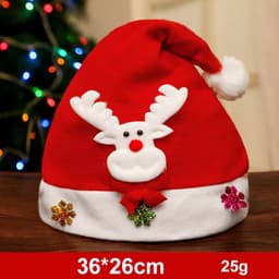 image-Fashion Snowman ElK Santa Claus Hats Xmas Gift Decoration