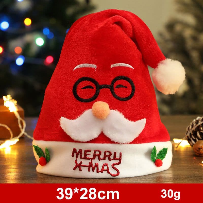 image-Fashion Snowman ElK Santa Claus Hats Xmas Gift Decoration