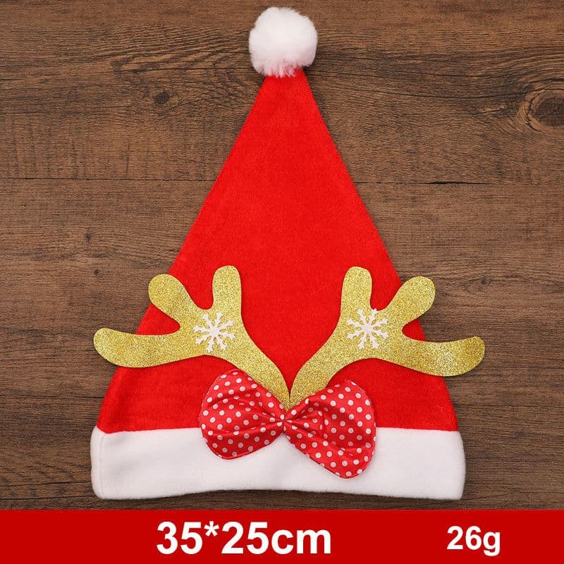 image-Fashion Snowman ElK Santa Claus Hats Xmas Gift Decoration
