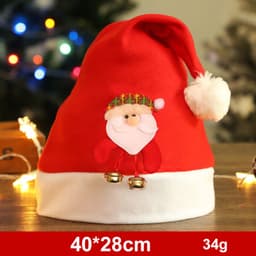 image-Fashion Snowman ElK Santa Claus Hats Xmas Gift Decoration