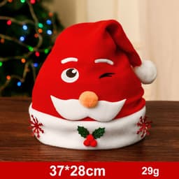 image-Fashion Snowman ElK Santa Claus Hats Xmas Gift Decoration