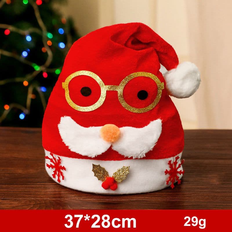 image-Fashion Snowman ElK Santa Claus Hats Xmas Gift Decoration