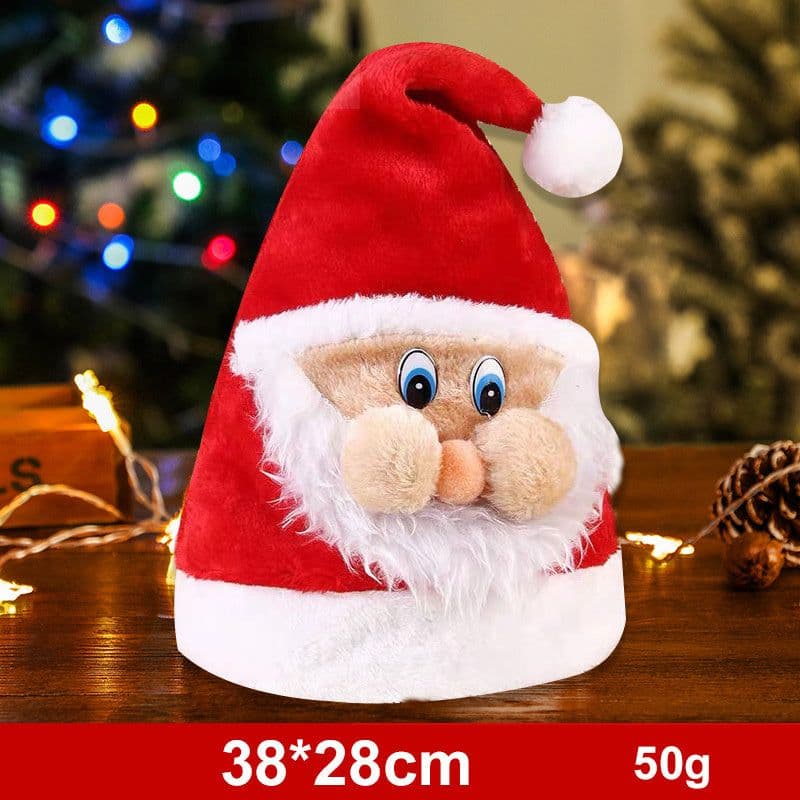 image-Fashion Snowman ElK Santa Claus Hats Xmas Gift Decoration