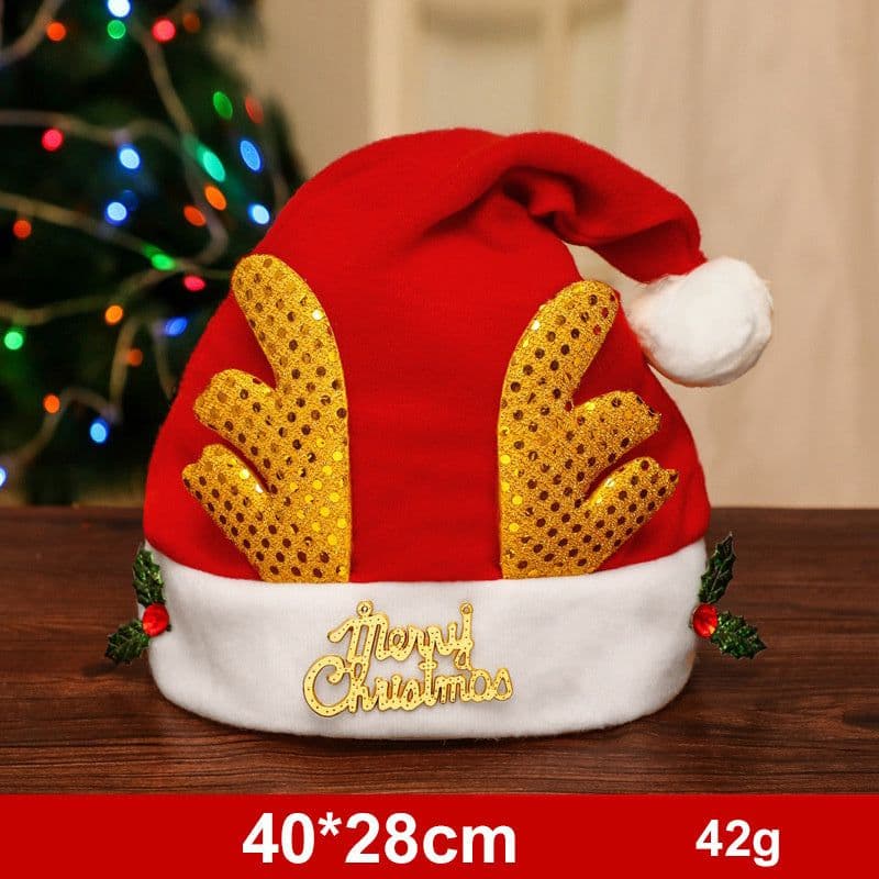 image-Fashion Snowman ElK Santa Claus Hats Xmas Gift Decoration