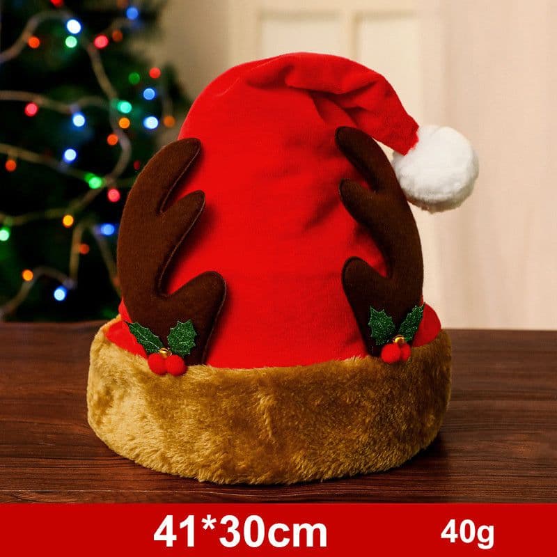 image-Fashion Snowman ElK Santa Claus Hats Xmas Gift Decoration