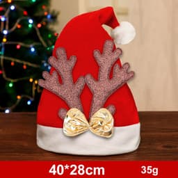 image-Fashion Snowman ElK Santa Claus Hats Xmas Gift Decoration