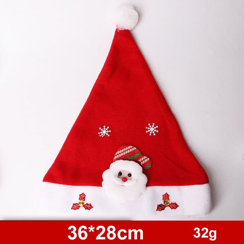 image-Fashion Snowman ElK Santa Claus Hats Xmas Gift Decoration