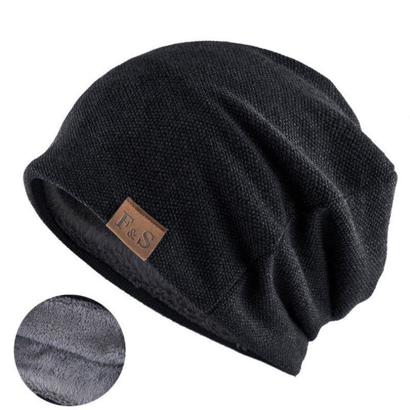 image-Men's And Women's Fashionable Warm Pullover Hats