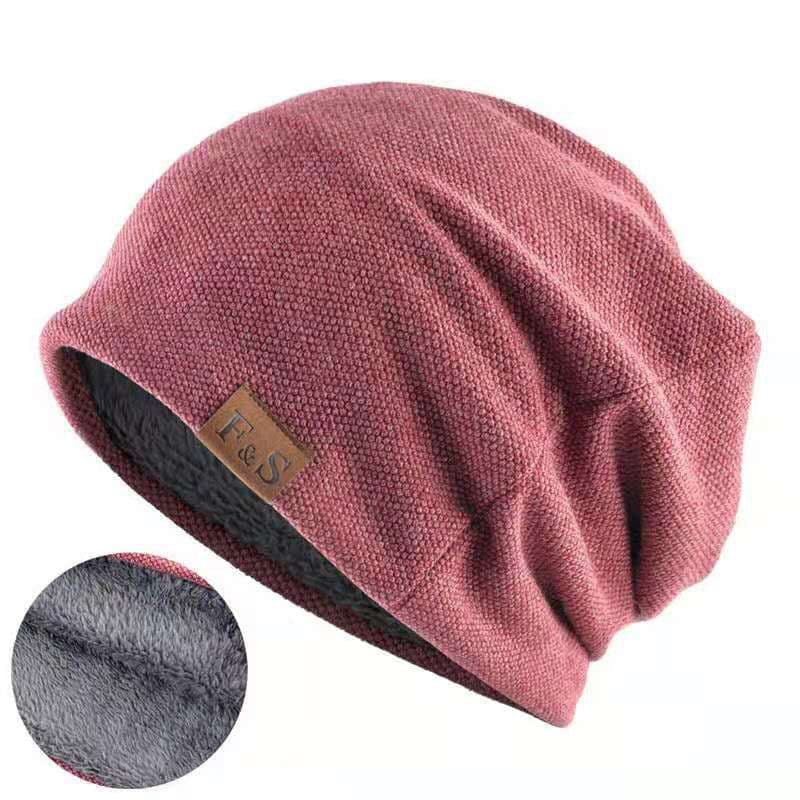 image-Men's And Women's Fashionable Warm Pullover Hats