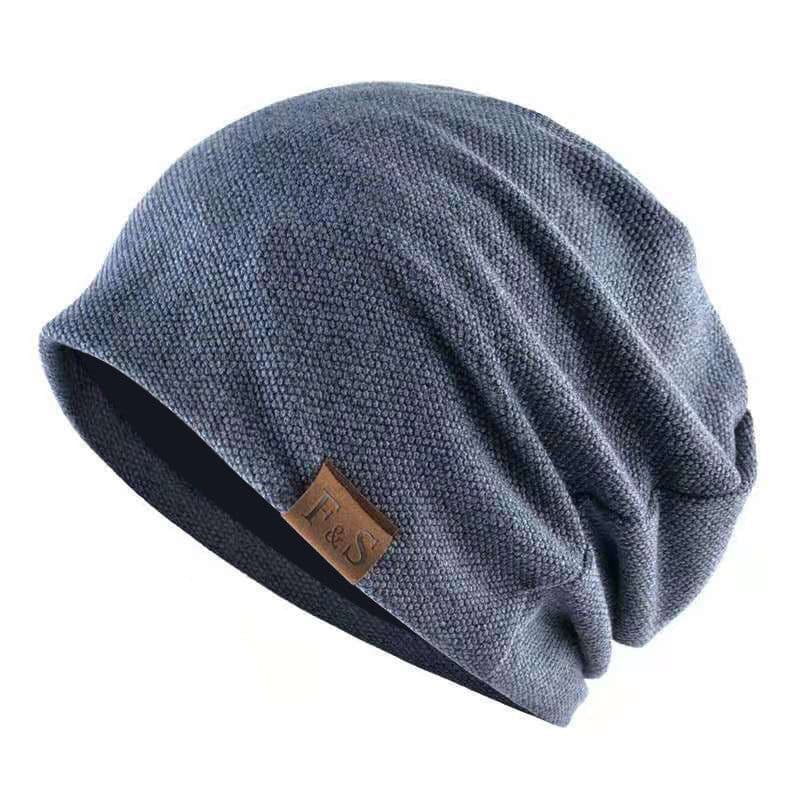 image-Men's And Women's Fashionable Warm Pullover Hats
