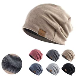 image-Men's And Women's Fashionable Warm Pullover Hats