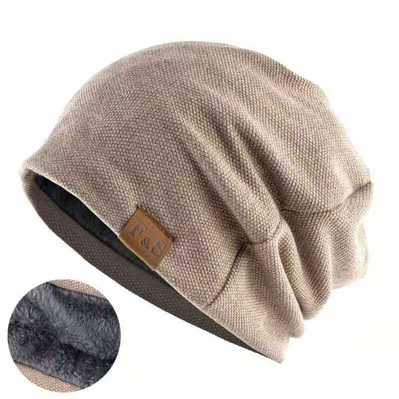 image-Men's And Women's Fashionable Warm Pullover Hats