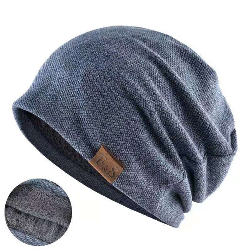 image-Men's And Women's Fashionable Warm Pullover Hats