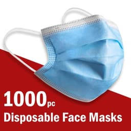 image-1000 Pcs Disposable Face Mask Non Medical Surgical 3-Ply Earloop Mouth Cover USA