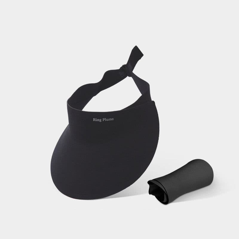 image-Seamless All-in-one Sunhat For Women Summer Thin Empty-top Foldable SSunshade And Face Shield Peaked Hat With Large Brim