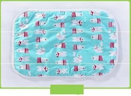 image-Cotton Baby Changing Mat, Waterproof Baby Bed Changing Mat