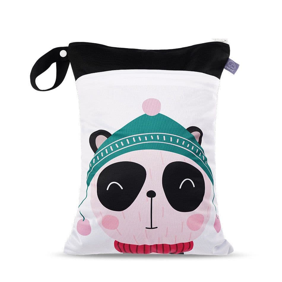 image-Elinfant Baby Diaper Storage Bag To Go Out Portable Diaper Bag Waterproof Clothes Clothes Diapers