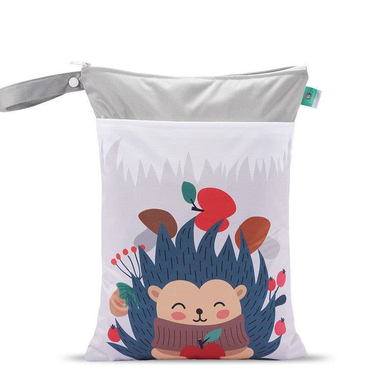 image-Elinfant Baby Diaper Storage Bag To Go Out Portable Diaper Bag Waterproof Clothes Clothes Diapers