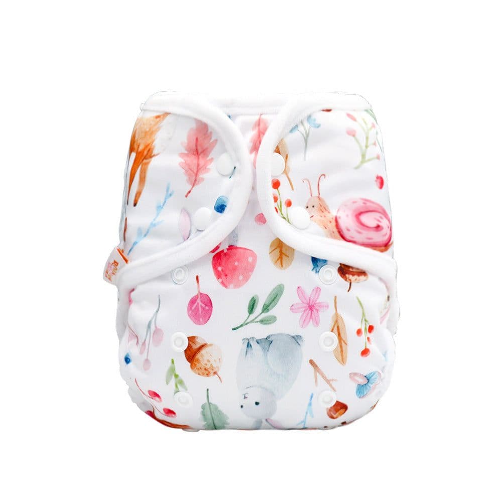 image-Rainbo&Iris Cute Fashion Cloth Diaper Cover With Rainbow Print Baby Gift Accessory