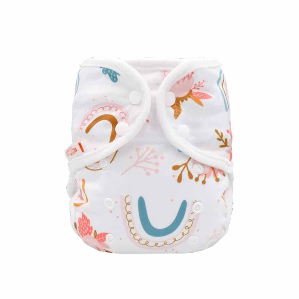 image-Rainbo&Iris Cute Fashion Cloth Diaper Cover With Rainbow Print Baby Gift Accessory
