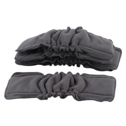 image-Folds To Prevent Side Leakage, Washable And Reusable Diapers