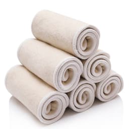 image-Folds To Prevent Side Leakage, Washable And Reusable Diapers