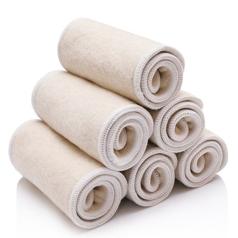 image-Folds To Prevent Side Leakage, Washable And Reusable Diapers