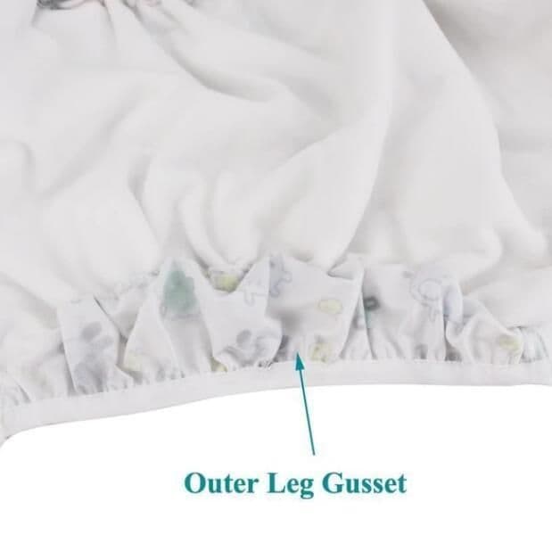 image-Adult Snap Button Cloth Diapers Printed Washable Breathable Care Products