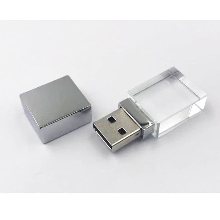 image-DIY Luminous Creative Crystal U Disk Mini Car