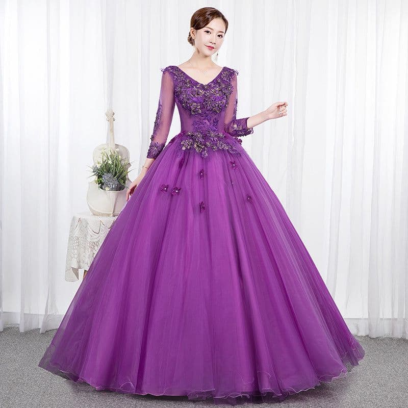 image-Fantasy Forest Pettiskirt Long Evening Dress