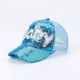 image-Men's And Women's Caps Men's Hats Sequins Sunscreen Baseball