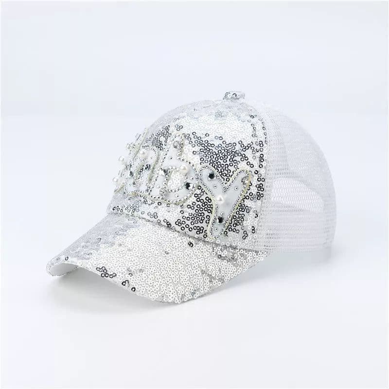 image-Men's And Women's Caps Men's Hats Sequins Sunscreen Baseball