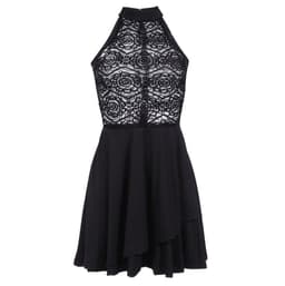 image-European And American Summer Sexy Lace Stitching Skirt