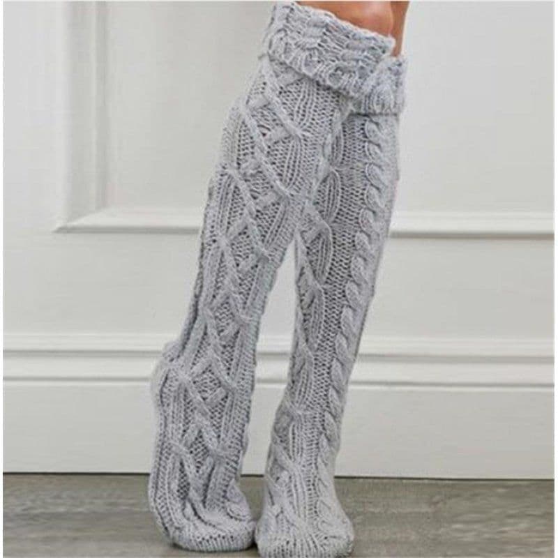 image-Stockings Wife Knitting Socks Female Socks Stockings