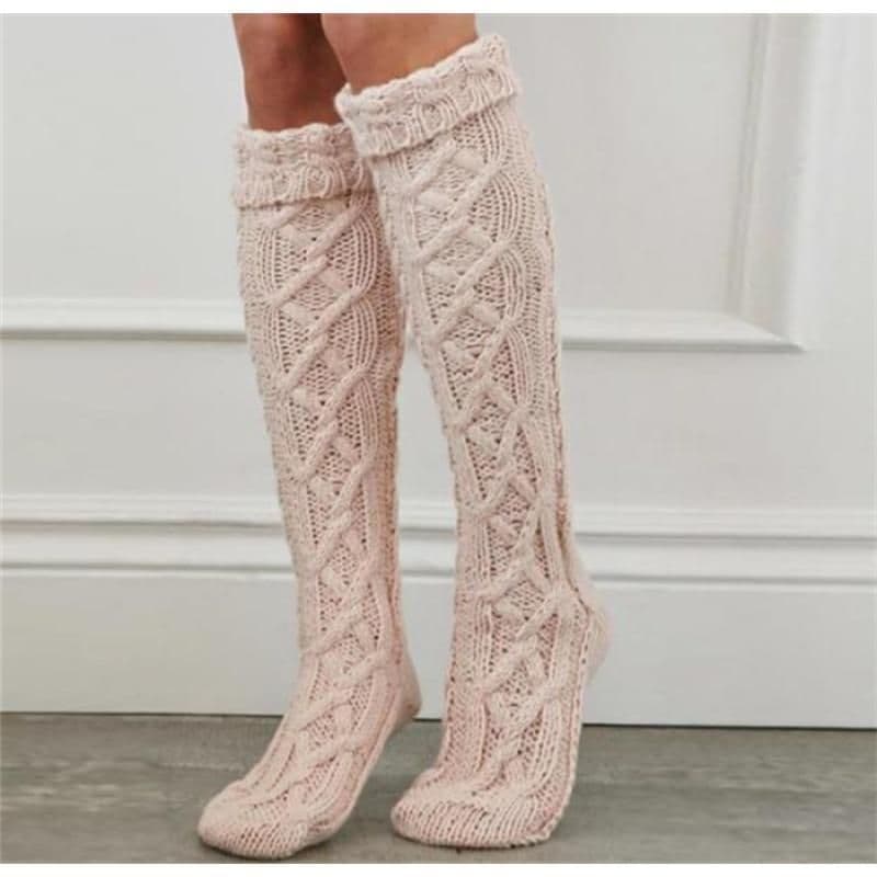 image-Stockings Wife Knitting Socks Female Socks Stockings