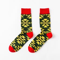 image-Trendy Fashion Men's Socks Happy Personality Colorful Men's Socks