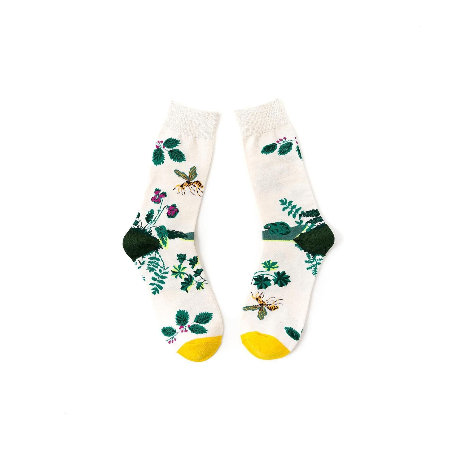 image-Trendy Fashion Men's Socks Happy Personality Colorful Men's Socks