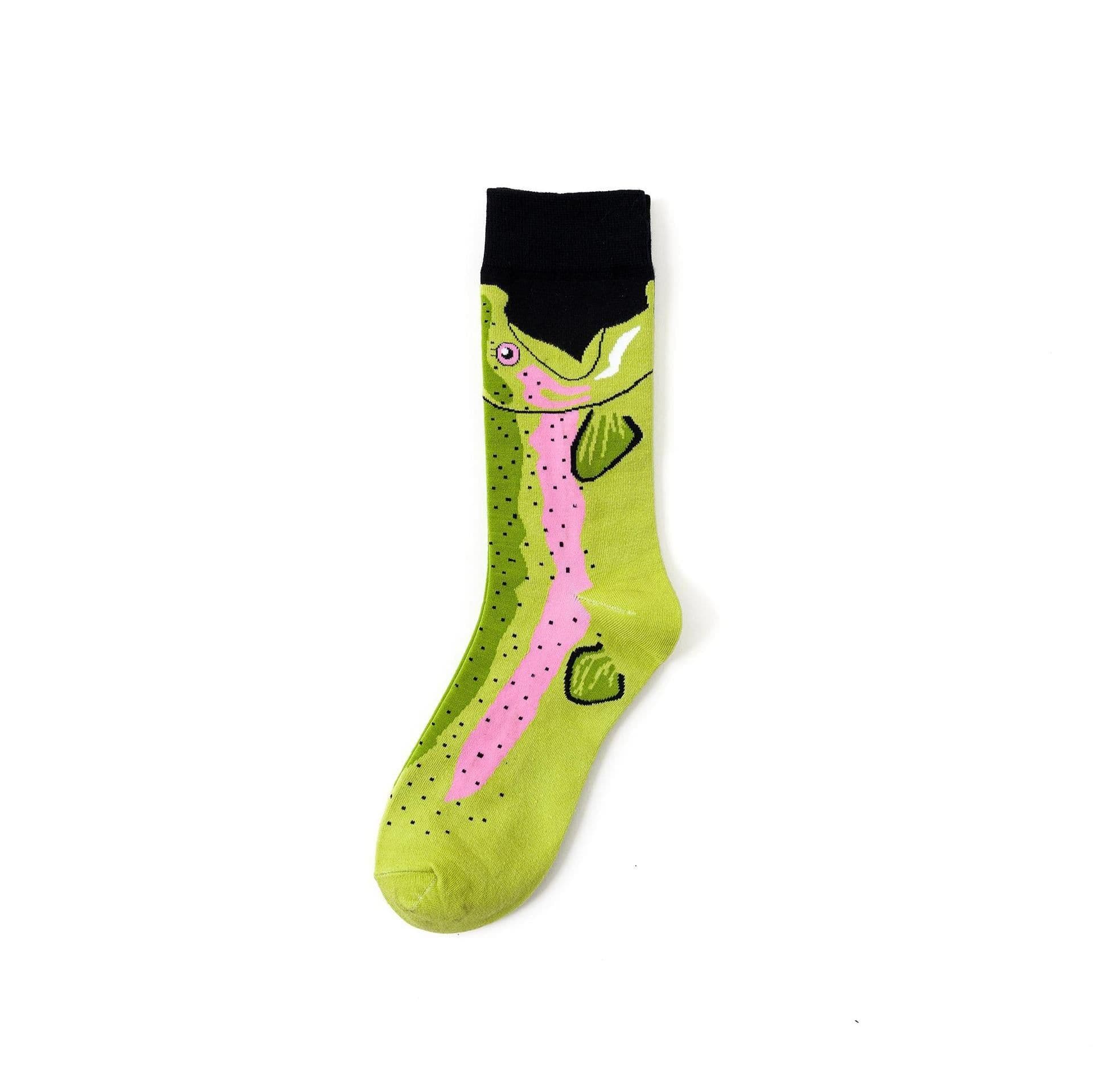 image-Trendy Fashion Men's Socks Happy Personality Colorful Men's Socks
