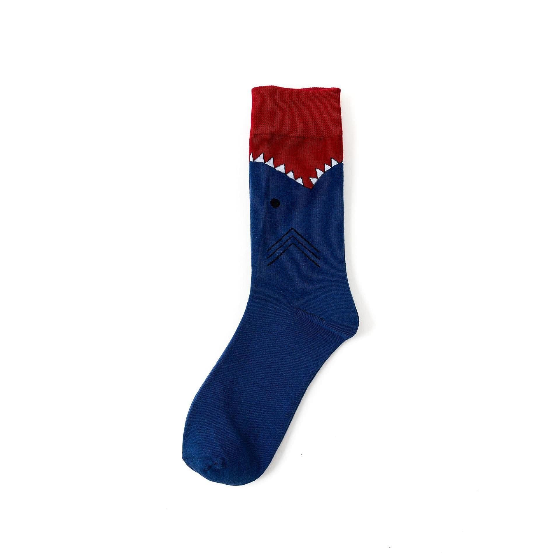 image-Trendy Fashion Men's Socks Happy Personality Colorful Men's Socks