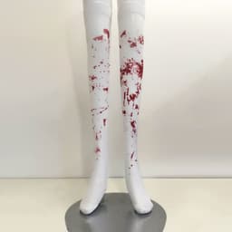 image-Blood Stained Socks Horror Stickers Witch Broom Cat Gigi With Stage Performance