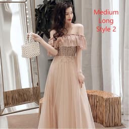 image-Bridesmaid Dress Temperament Sisterhood Wedding Dresses