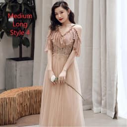 image-Bridesmaid Dress Temperament Sisterhood Wedding Dresses